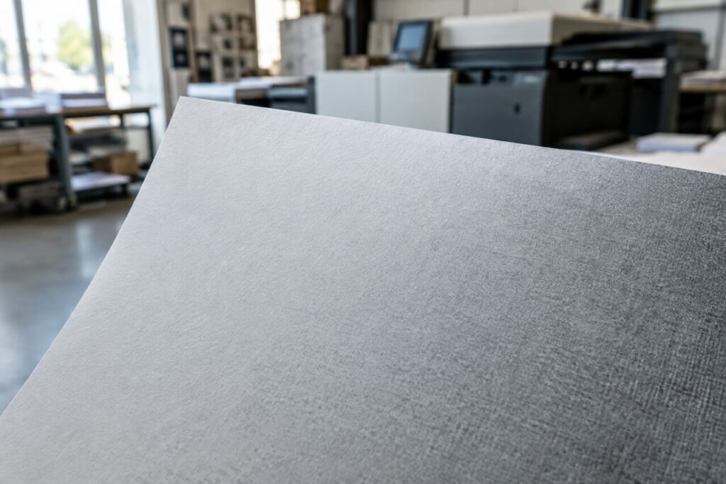 Atelier de reprographie indépendant — a close view of paper fibers and toner