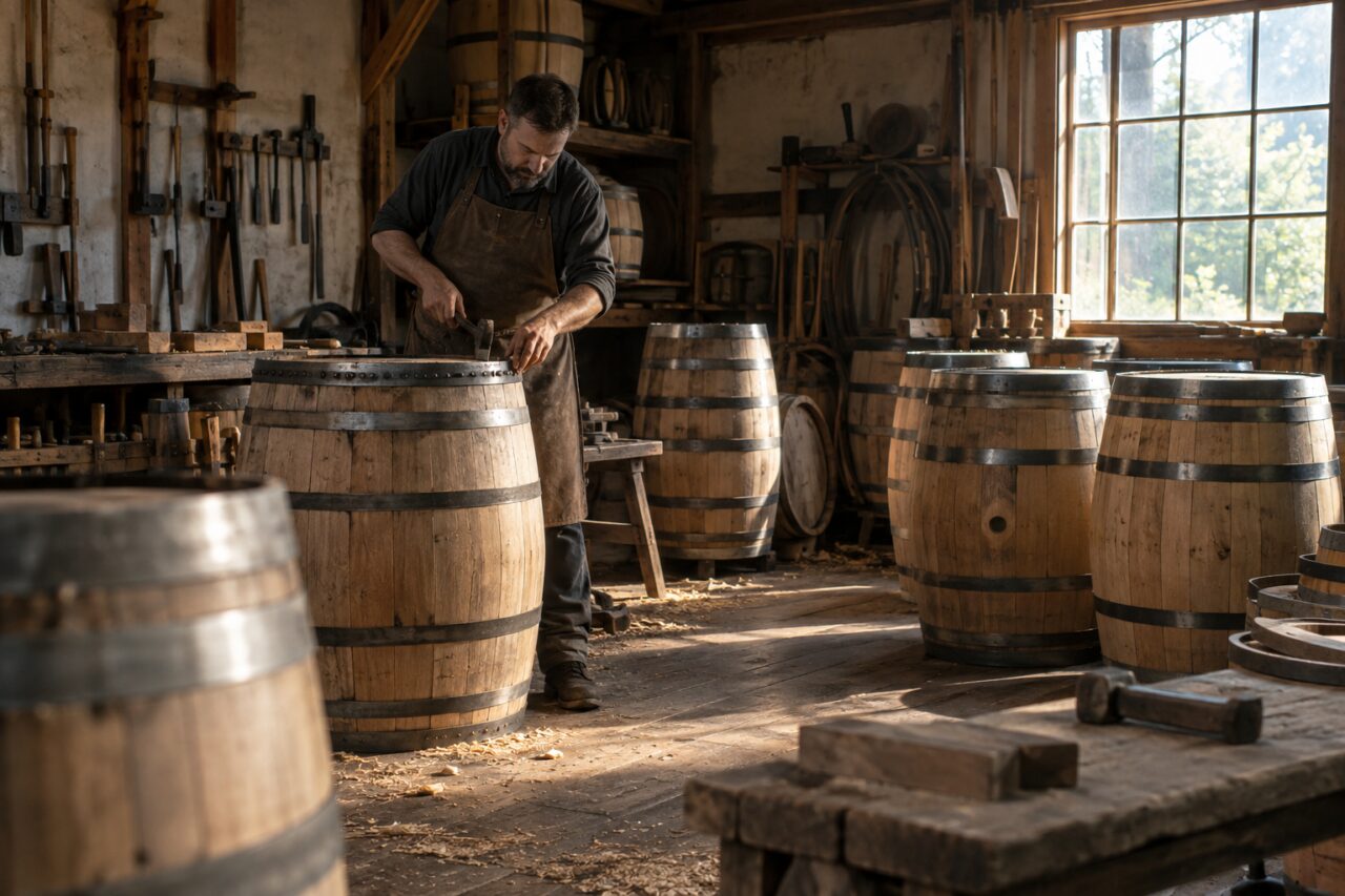 Unabhängige Küferei — inside a quiet traditional cooperage