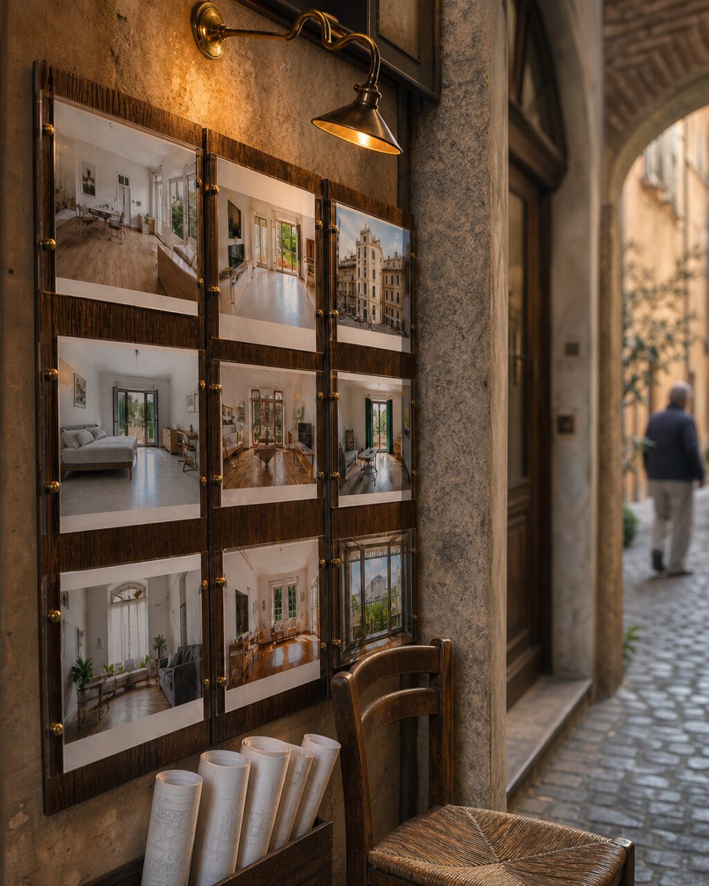 Gros plan sur les annonces de logements à Rome